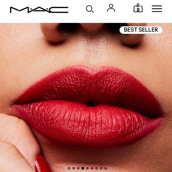 BRAND NEW MAC MATTE LIPSTICK Russian Red 612 ❤️❤️❤️ - Picture 6 of 7